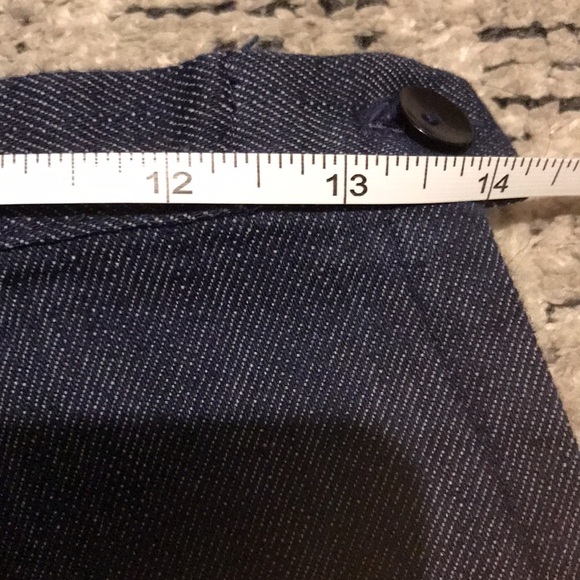 Dark Blue Vintage Retro Denim Jeans - Picture 12 of 16